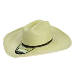 Western Flexible Palm Leaf Hat - Natural