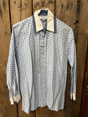 PreLoved- Margaret Cane Light Blue Check