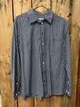PreLoved- RM Williams Dark Blue Check Long Sleeve Shirt 12