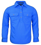 Kids - Pilbara UPF50+ Work Shirts - Closed Front - Kids