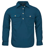 Kids - Pilbara UPF50+ Work Shirts - Closed Front - Kids