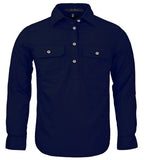 Kids - Pilbara UPF50+ Work Shirts - Closed Front - Kids