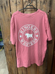 Preloved - Womens Ringers Western T Shirt - Size 14