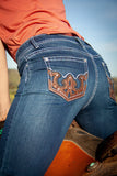 Outback - Leni Mid-Rise Boot Cut Jeans - 34 leg