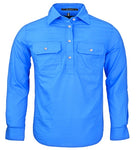 Kids - Pilbara UPF50+ Work Shirts - Closed Front - Kids