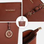 Montana West USA - Concealed Carry Twin Set Basic Tote Brown