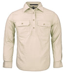 Kids - Pilbara UPF50+ Work Shirts - Closed Front - Kids