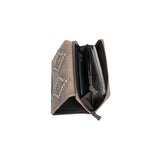 Trinity Ranch - Leather Stitch Collection Wallet - Khaki