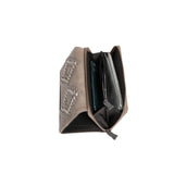 Trinity Ranch - Leather Stitch Collection Wallet - Khaki