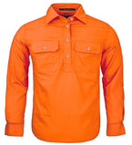 Kids - Pilbara UPF50+ Work Shirts - Closed Front - Kids