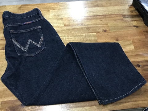 Preloved - Wrangler QBaby Jeans Size 9/10 Leg 34