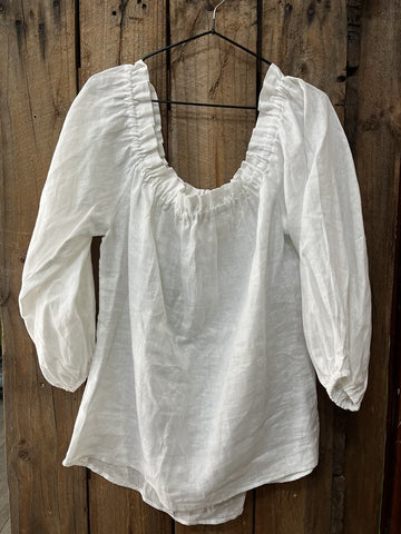 Preloved - Carolina Ladies White Long Sleeve Shirt