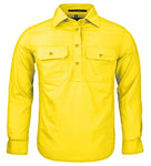 Kids - Pilbara UPF50+ Work Shirts - Closed Front - Kids