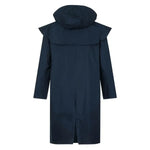 Men's Stockmans Full Length Waterproof Rain Coat - Night Blue
