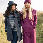Ladies Outback Full Length Waterproof Lined Riding Raincoat - Fern