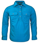 Kids - Pilbara UPF50+ Work Shirts - Closed Front - Kids
