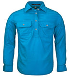 Kids - Pilbara UPF50+ Work Shirts - Closed Front - Kids