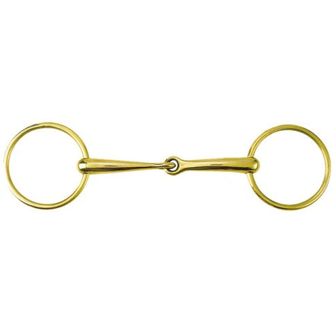 Gold Medal Loose Ring Bradoon Bit w/65mm Rings