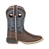 Durango Lil' Rebel Pro Big Kid's Blue Western Boot